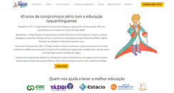 Desktop Screenshot of colegiopeqprincipe.com.br